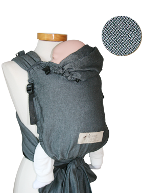 Storchenwiege Babytrage BabyCarrier graphit