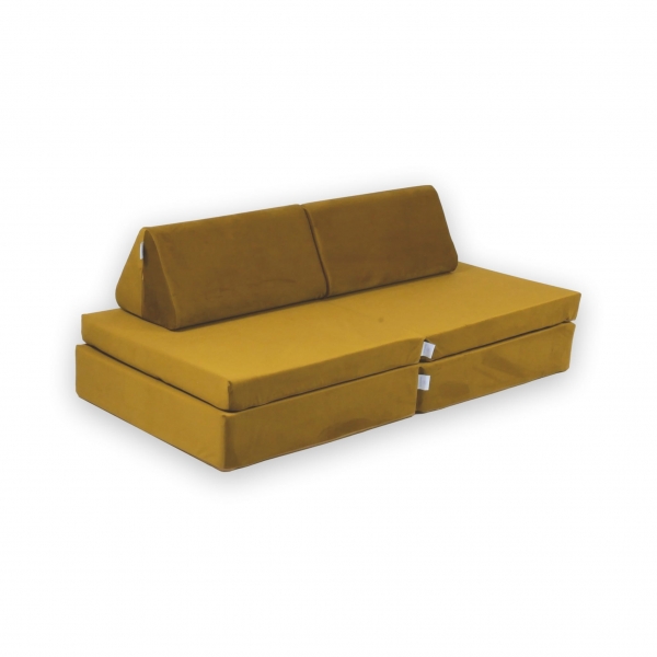 MiMii Spielsofa Mini Classic Velvet - shiny gold