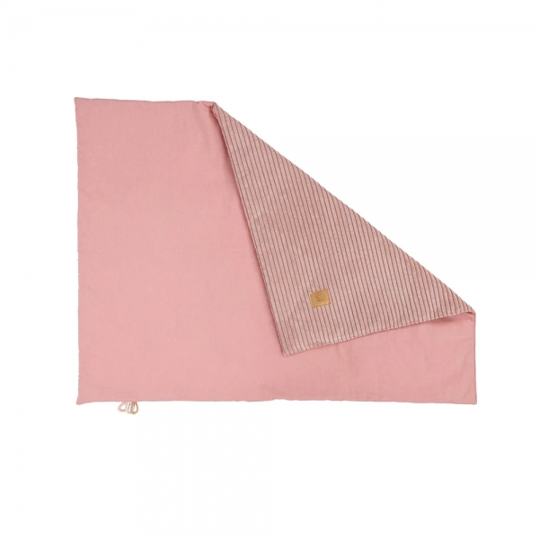MeowBaby Babydecke Cord für Neugeborene - Ästhetik powder pink