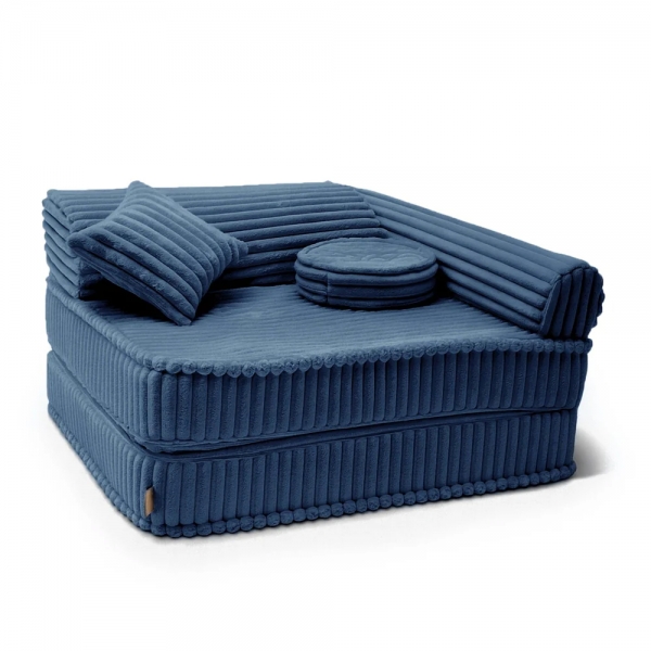 Meowbaby Kinder-Spiel-Sessel Churros - midnight blue