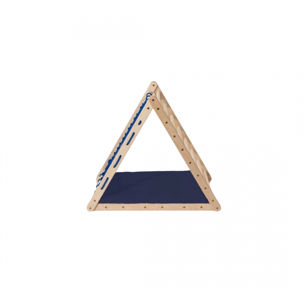 Design4Kids Bodenkissen aus Baumwolle für Kletterdreieck Lemur/ Katta/ Indri - dunkelblau