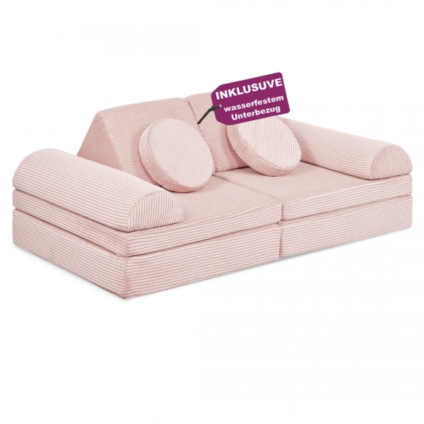 LINODINO Spielsofa Cord Fantasiewelt - Prinzessin Rosa