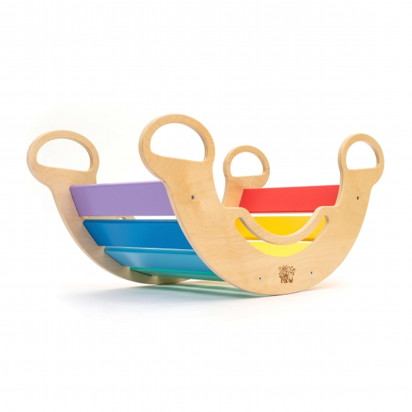 BusyKids Balancewippe/Rocker Schaukel - Regenbogenfarben