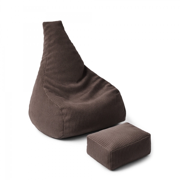 MeowBaby Sitzsack & Kinderhocker Ästhetik Tearo - braun