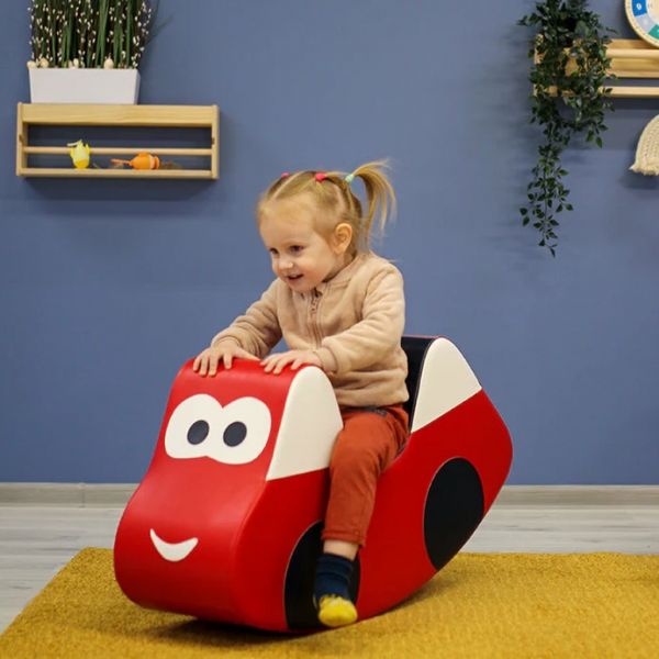 IGLU Kinderwippe/Schaukel Auto - Rot