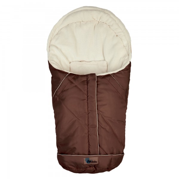 Altabebe Baby Winterfußsack Nordic für Babyschale braun-whitewash
