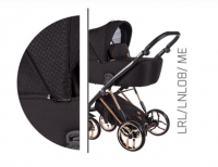 Baby Merc Kombikinderwagen La Rosa Ltd. LNL08 - schwarz/roségold