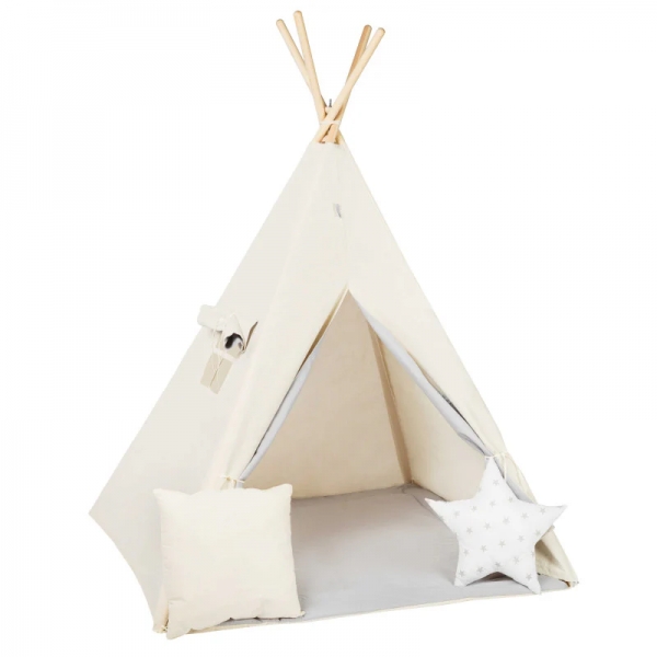 Design4Kids Tipi-Zelt M-Set Floppy Ear - beige