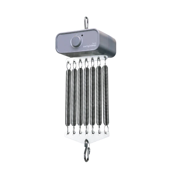 swing2sleep Federwiegen Motor heia grau