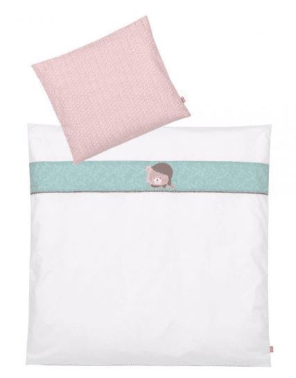 Fehn Baby-Bettwäsche Bruno 80x80/35x40 cm