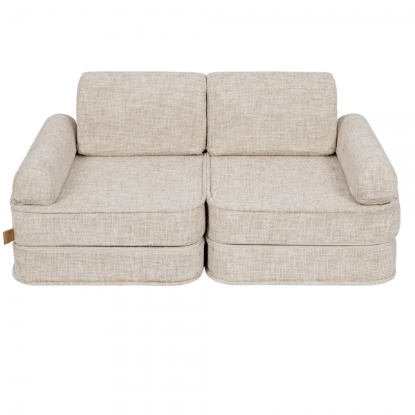 MeowBaby Spielsofa Mini Basic Tangle - Marshmallow beige