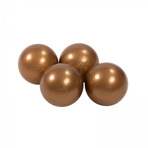 MeowBaby Ballset 50 Bälle 7 cm - bronze